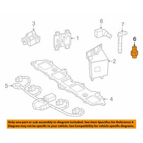 General Motors 12589867, Ignition Knock (Detonation) Sensor