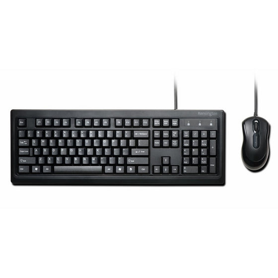 Kensington Mouse-in-a-Box and Keyboard Wired USB Desktop Set (K72436AM)