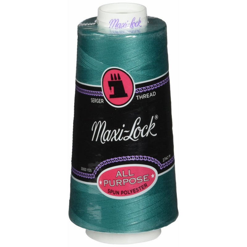 American & Efird Maxi-Lock Cone Thread 3000 Yards-Teal Green