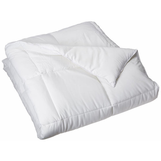 Chezmoi Collection Heavyweight Filled Goose Down Alternative Comforter, Twin, White