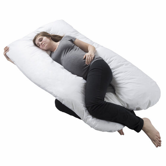 Bluestone Pregnancy Pillow, Full Body Maternity Pillow with Contoured U-Shape by, Back Support