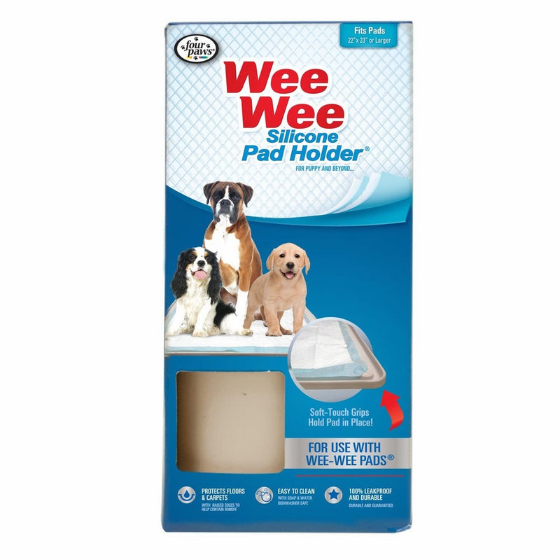 Four Paws Wee-Wee Silicone Dog Housebreaking Pad Holder