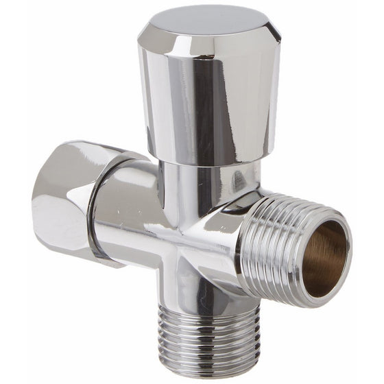 Jones Stephens S01070 Polished Chrome Brass Shower Diverter Valve