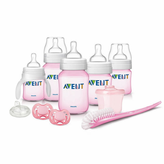 Philips AVENT Classic Plus Newborn Starter Set, Pink