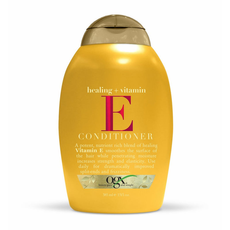 OGX Conditioner, Healing Plus Vitamin E Conditioner, One Bottle (13 oz), Lightweight and Moisturizing