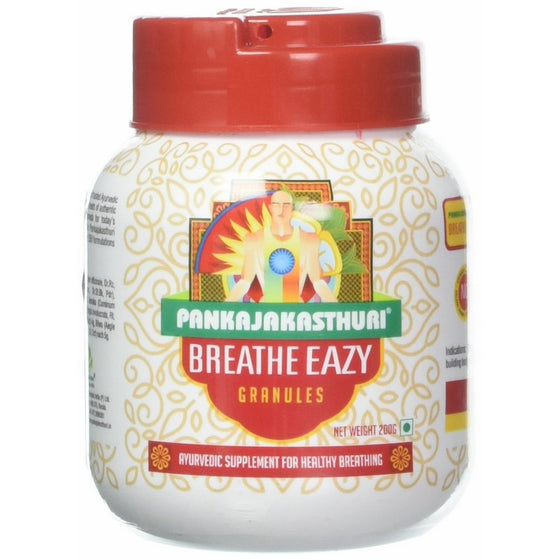 2 X Pankajakasthuri Breathe Eazy Granules Weezing, Asthma 200g X 2= Net.400g