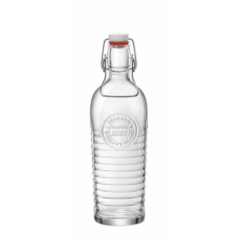 Bormioli Rocco Officina Bottle, 40.5 oz, Clear