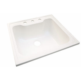 Design House 557686 Laundry Sink, 25-Inches by 22-Inches, Solid White,