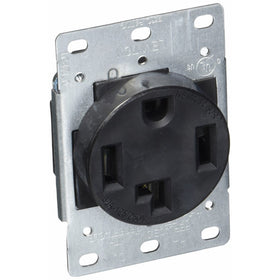 Leviton 278-S00 4-Wire, 30-Amp, 250V Flush Mount Dryer Receptacle
