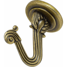 OOK 50342 Swag Hooks with Hardware, Antique Brass, 2-Count