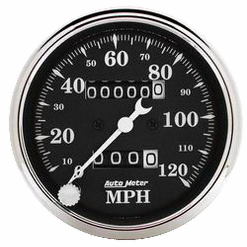 Auto Meter 1796 Old Tyme Black Mechanical Speedometer