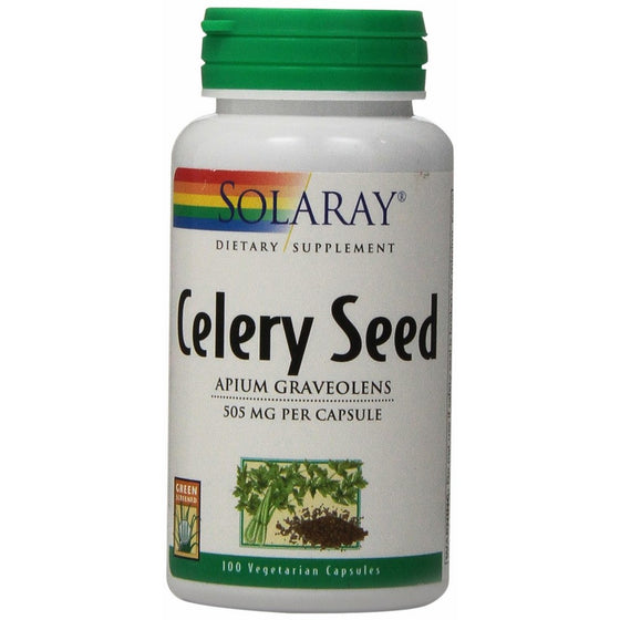 Solaray Celery Seed, 505 mg, 100 Count