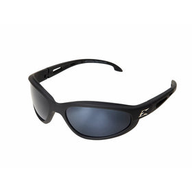 Edge Eyewear TSM21-G15-7 Dakura Polarized Safety Glasses, Black with G-15 Mirror Lens