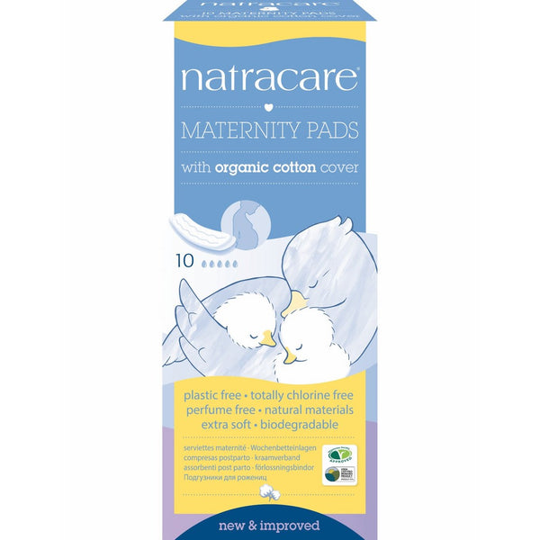 Natracare Organic Maternity Pads - Pack of 10 Pads