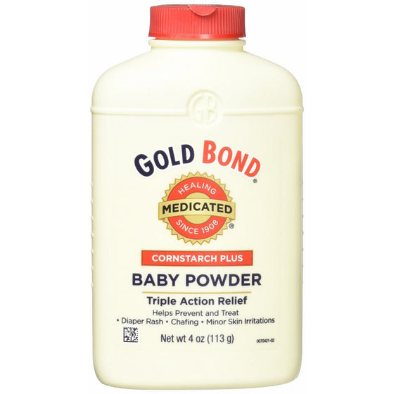 Gold Bond Cornstarch Plus Baby Powder, 4 oz.