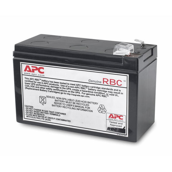 APC UPS Replacement Battery Cartridge for APC UPS Model BE550G and select others (RBC110)