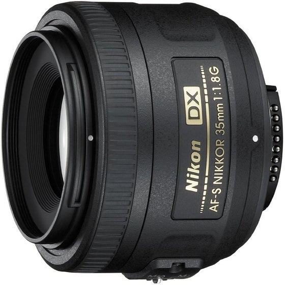 Nikon AF-S DX NIKKOR 35mm f/1.8G Lens with Auto Focus for Nikon DSLR Cameras