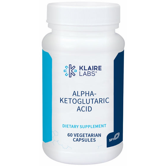 Klaire Labs Alpha-Ketoglutaric Acid, 60 Vegetarian Capsules