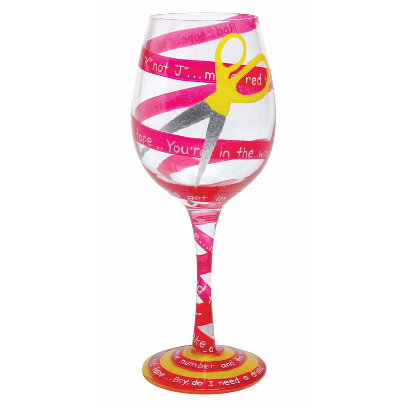 Lolita Love My Wine Glass, Red Tape
