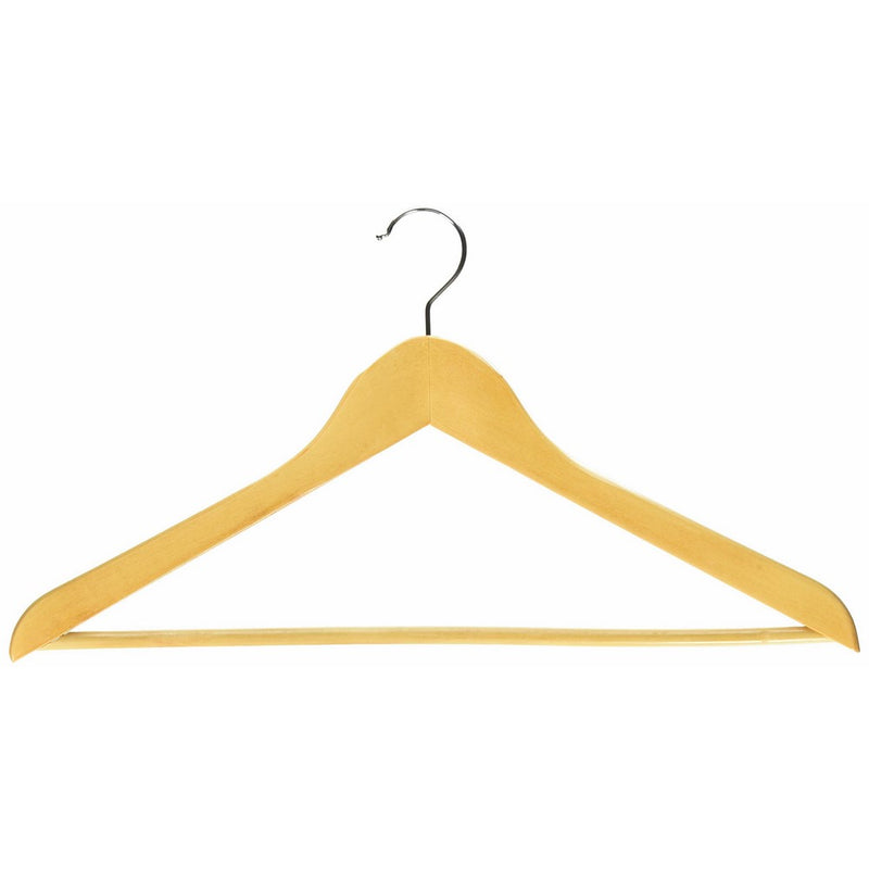 Organize It All 15-Pack Natural Dress Hanger with Wood Bar