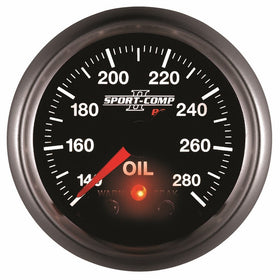 Auto Meter 3640 Sport-Comp PC Oil Temperature Gauge
