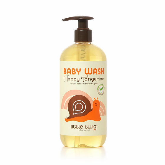 Little Twig All Natural Baby Wash, Tangerine, 17 Fluid Oz