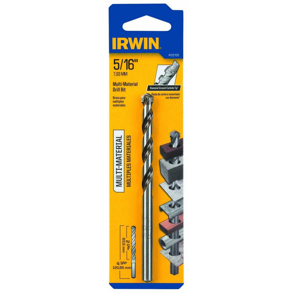 Irwin Tools 4935109 5/16-Inch Multi Material Drill Bit