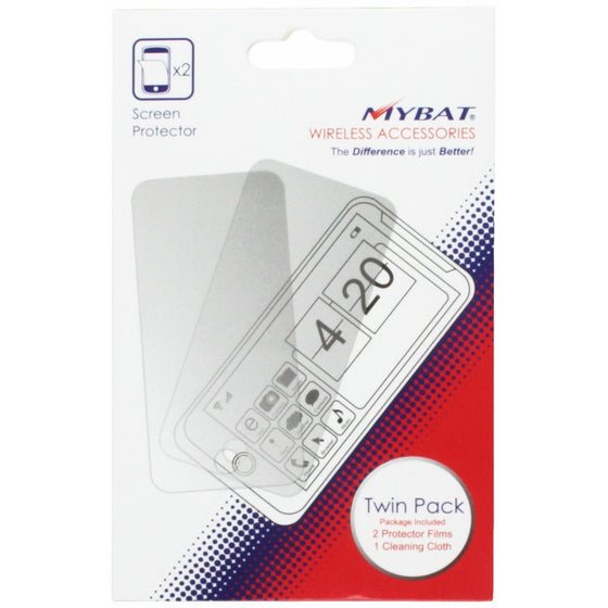 MYBAT HWM866LCDSCPRTW LCD Screen Protector for Huawei Ascend Y M866 - Retail Packaging - Twin Pack