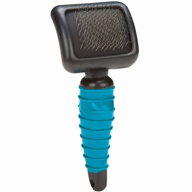 Master Grooming Tools Ergonomic Soft Slicker Brushes — Molded Brushes for Grooming Dogs - Small, 3" x 2½"