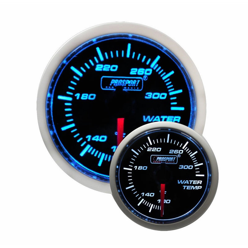 Water Temperature Gauge- Electrical Blue/white Performance Series 52mm (2 1/16")
