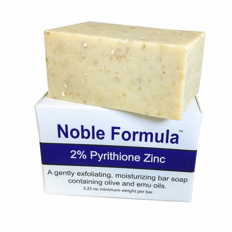 Noble Formula 2% Pyrithione Zinc (ZnP) Original Emu Bar Soap, 3.25 oz