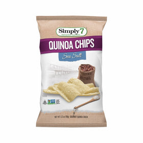 Simply 7 Gluten Free Quinoa Chips, Sea Salt, 3.5 Ounce (Pack of 12)