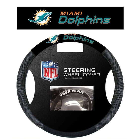 NFL Miami Dolphins Steering Wheel Cover