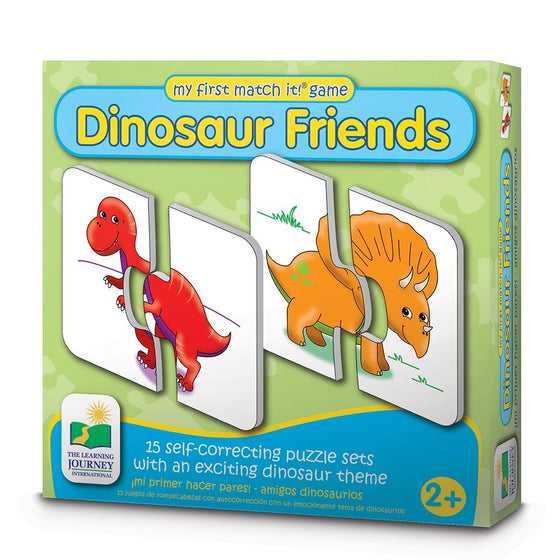 The Learning Journey My First Match It - Dinosaurs - 15 Self-Correcting Matching Puzzles
