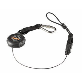 Squids 3001 Retractable Tool Lanyard with Stainless Steel Carabiner and Adjustable Loop End, 2 Pounds