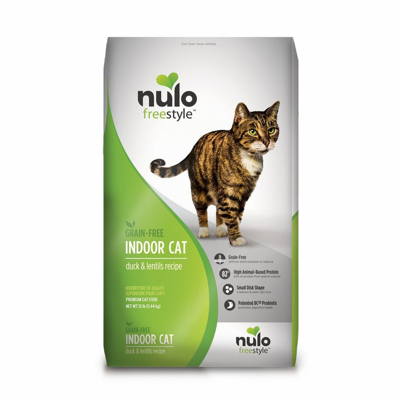 Nulo Grain Free Dry Cat Food with BC30 Probiotic (Indoor, 12lb Bag)