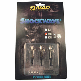 New Archery Products 100 Grain 3-Pack Shockwave Mechanical Broadhead