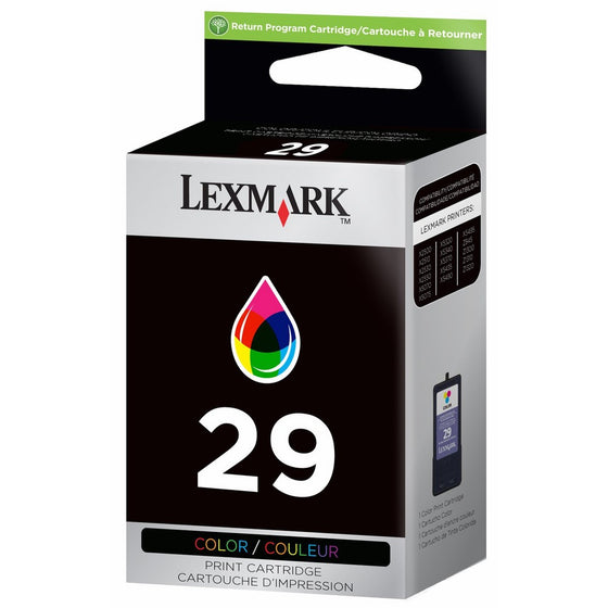 Lexmark #29 factory (OEM) Color Return Program Print Cartridge 18C1429