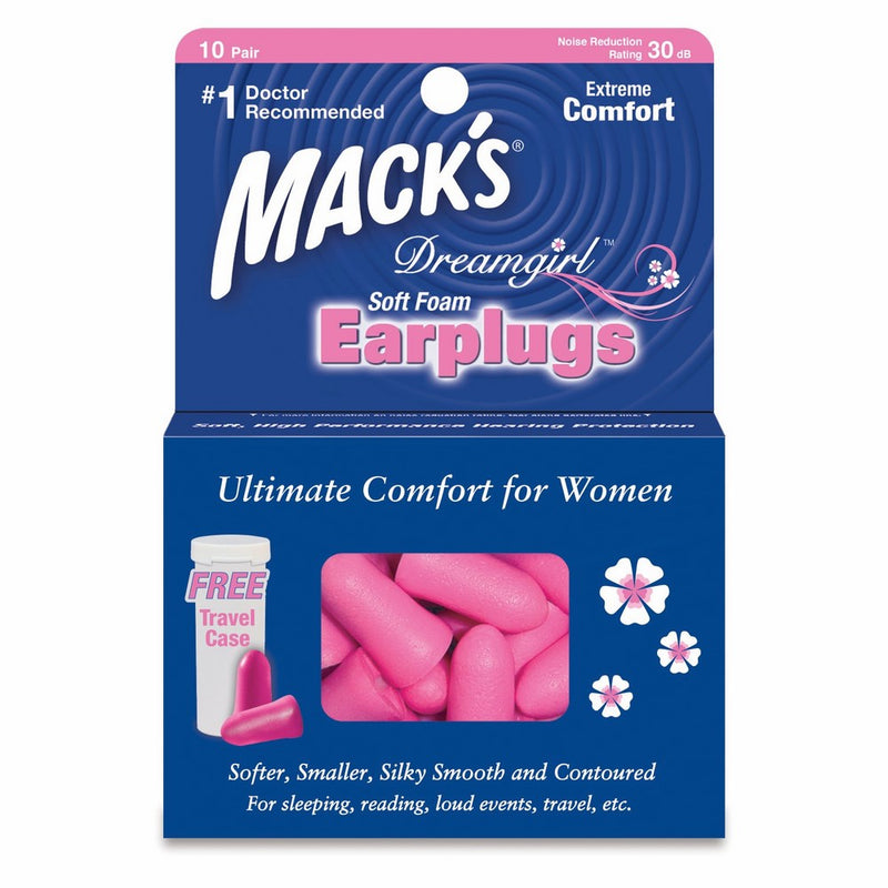 Mack's Dreamgirl Soft Foam Ear Plugs 10 Pair