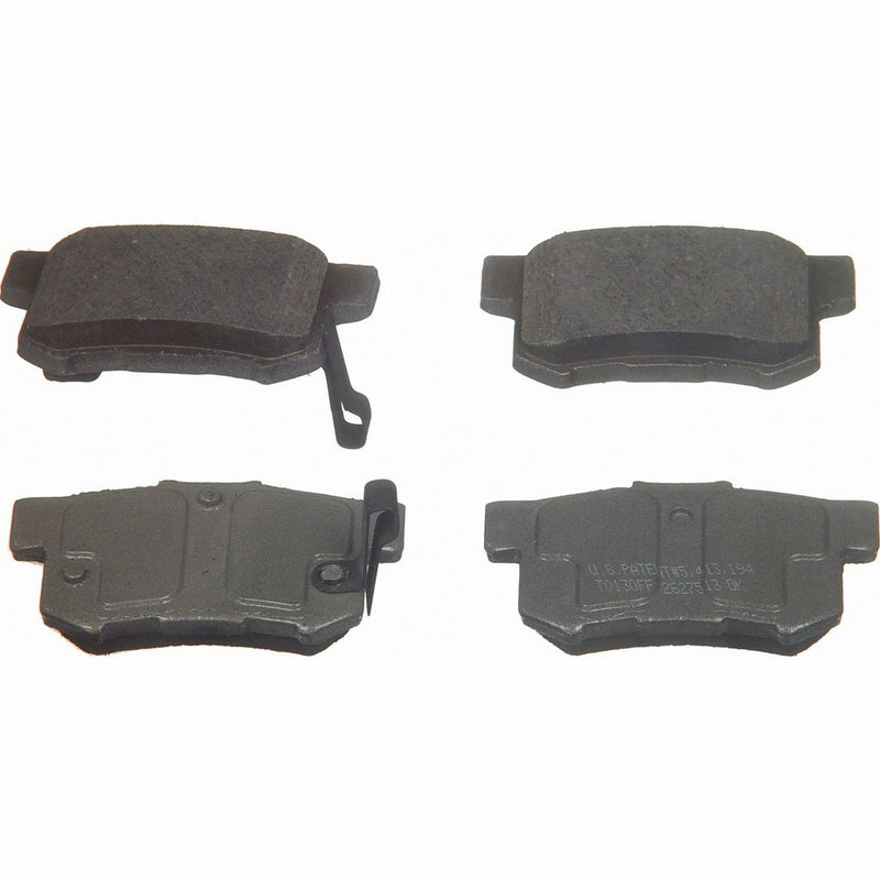 Wagner ThermoQuiet QC537 Ceramic Disc Pad Set, Rear