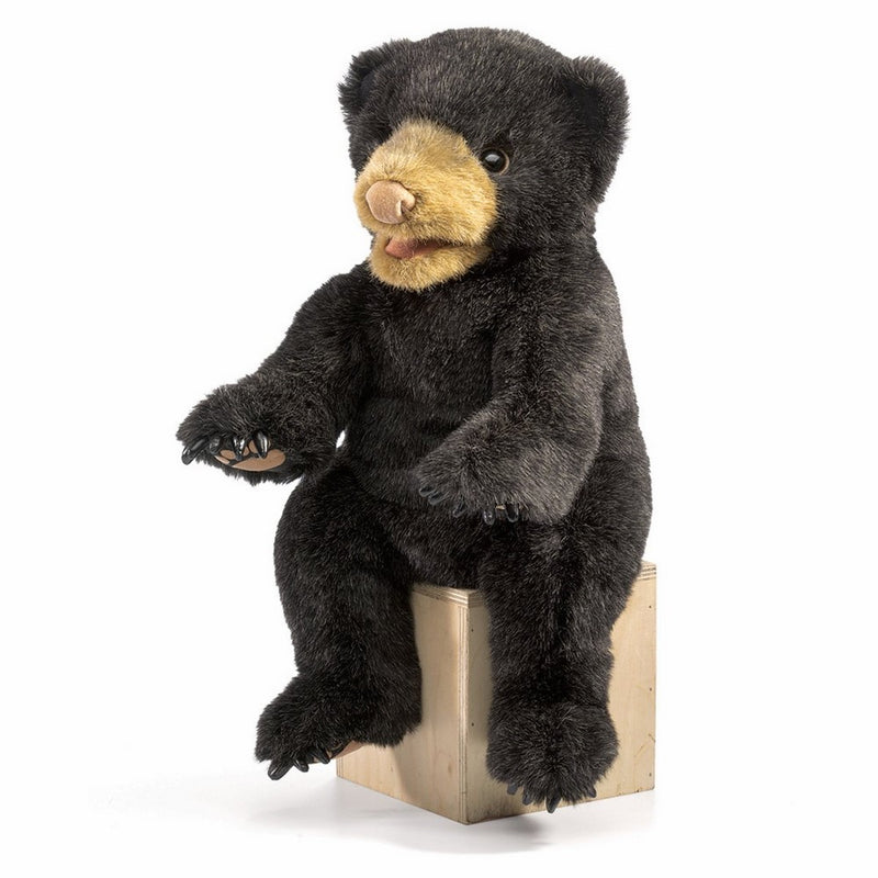 Folkmanis Black Cub Bear Hand Puppet
