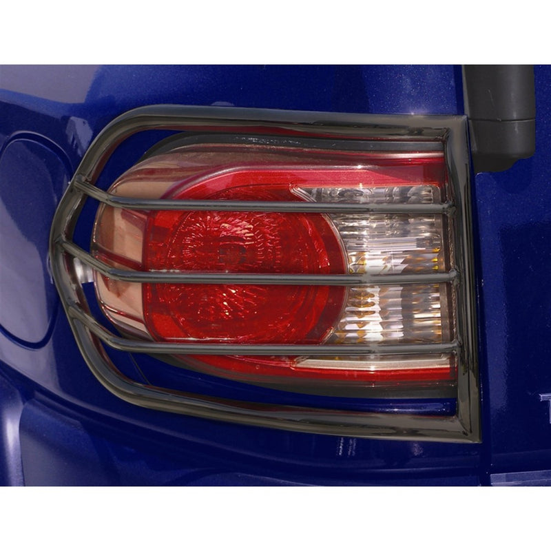 Body Armor 4x4 FJ-7135 Black - Steel Tail Light Guard for 2007-2012 Toyota FJ Cruiser (Pair)