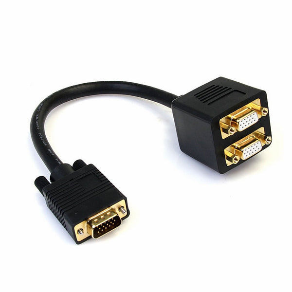 StarTech.com VGASPL1VV 1-Feet VGA to 2x VGA Video Splitter Cable - M/F