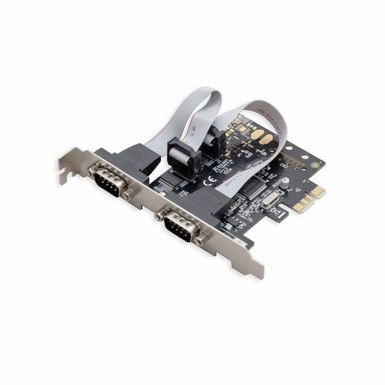 Syba Dual Port Serial DB9 RS232 PCIe X1 Card Components SD-PEX15022