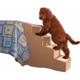 Pet Gear Easy Step IV Pet Stairs, 4-Step for Cats/Dogs, Portable/Lightweight, Sturdy