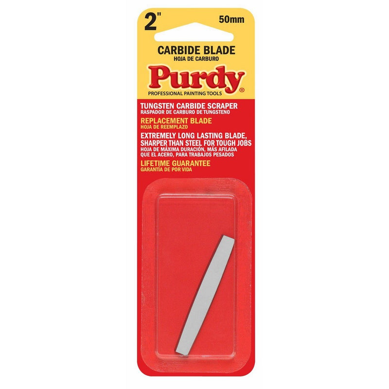 Purdy 144900225 Surface Prep Tool Premium Carbide Scraper Replacement Blades, 2 inch