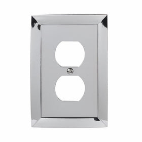 AmerTac 61DCH Amerelle Studio 1 Duplex Outlet Wallplate, Polished Chrome Cast
