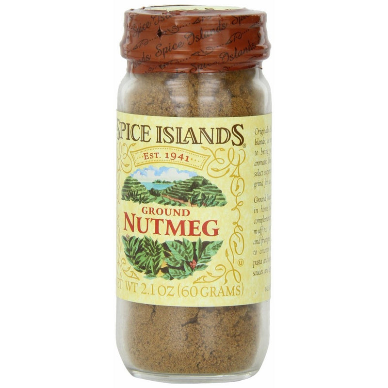 Spice Islands Nutmeg, Ground, 2.1-Ounce (Pack of 3)