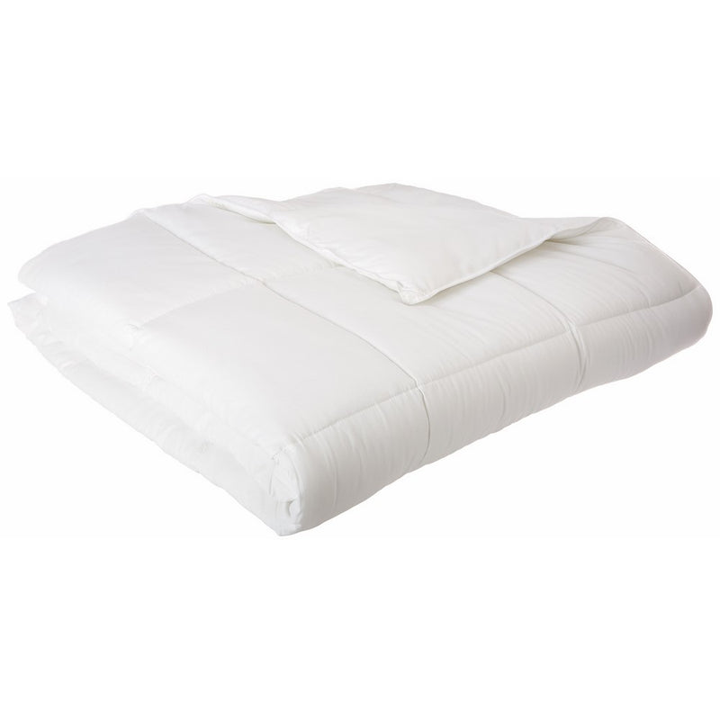 Chezmoi Collection King Goose Down Alternative Comforter with Corner Tab, White