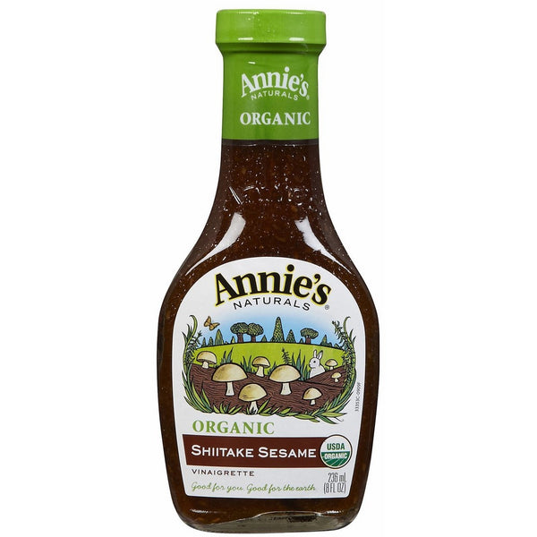Annies Homegrown Organic Shiitake & Sesame Vinaigrette, 8 Ounce